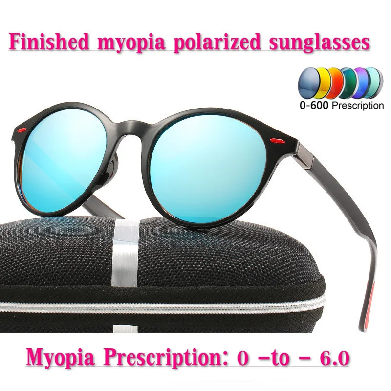 Поляризационные очки для близорукости Diopter Finished мужские и женские Модные