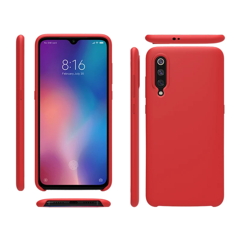 Nillkin for xiaomi mi 9 case Liquid Silicone Smooth Protective Back Cover for xiaomi mi9 case Mi 9 explore global case 6.39''