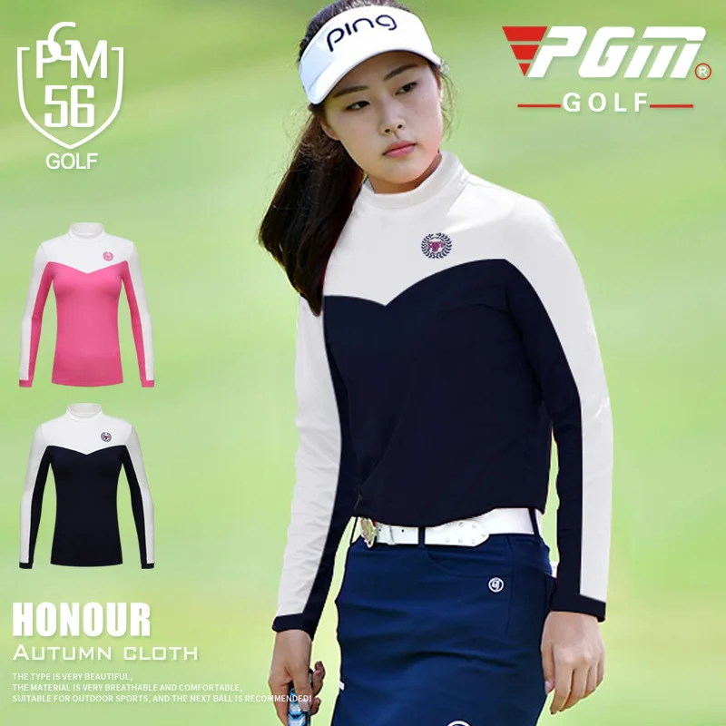 PGM Golf lady длинный рукав бархат термобелье Дамская нижняя рубашка стиль осень зима