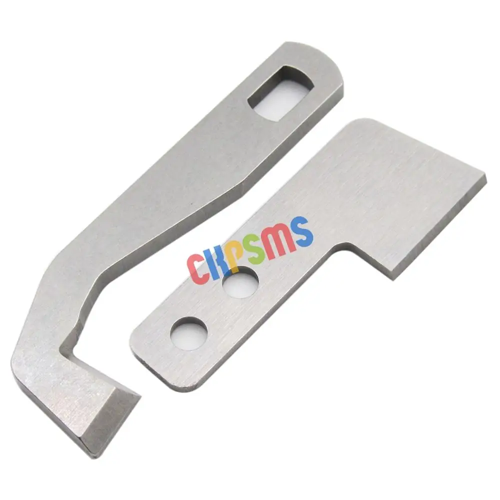 

#G1075+G1076 Lower&Upper Knife FIT FOR Elna 654 Singer 14T957DS 14T967DC 14T968DC Pfaff coverlock 3.0/4.0