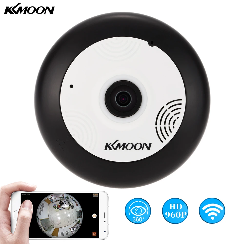 bilder für KKmoon HD 960 P Drahtlose Wifi Ip-kamera 1,44 MM Objektiv 360 Grad Panorama Fisheye 1.3MP Sicherheit Kamera-unterstützung APP Steuer bilder für KKmoon HD 960 P Drahtlose Wifi Ip-kamera 1,44 MM Objektiv 360 Grad Panorama Fisheye 1.3MP Sicherheit Kamera-unterstützung APP Steuer