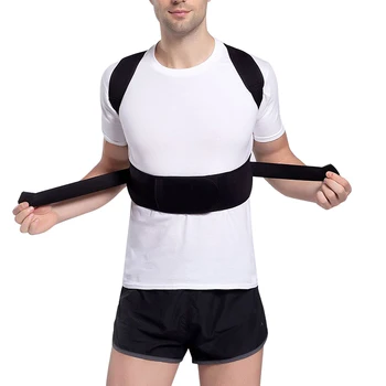 New Adjustible Magnetic Posture Corrector Corset Back Brace Shoulder Support Belt Posture Upper Correction For Men Women