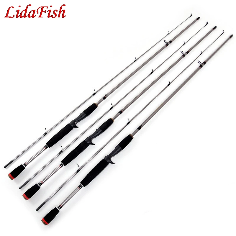 

100% Carbon Fiber Rod Casting Travel Rod 2 Sections Fast Action Fishing Lure Rod