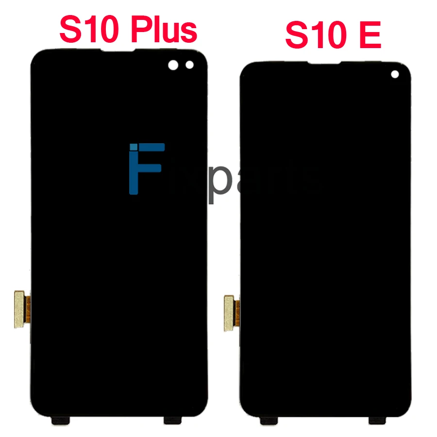 Black AMOLED LCD for SAMSUNG S10 LCD G9730 Display