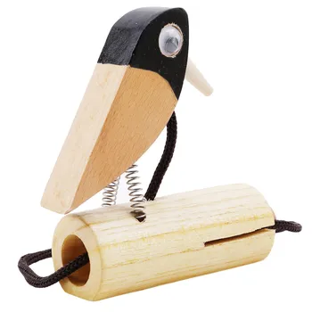 

Children wooden Toys Musical Instrument traditional bird rattles clappers castanets early musical education instrument For Kids