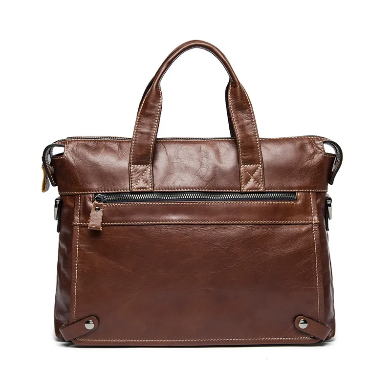 Модные мужские сумки из натуральной кожи, мужской портфель, сумки через плечо, сумка-мессенджер, мужская сумка на плечо, натуральная кожа - Цвет: red brown