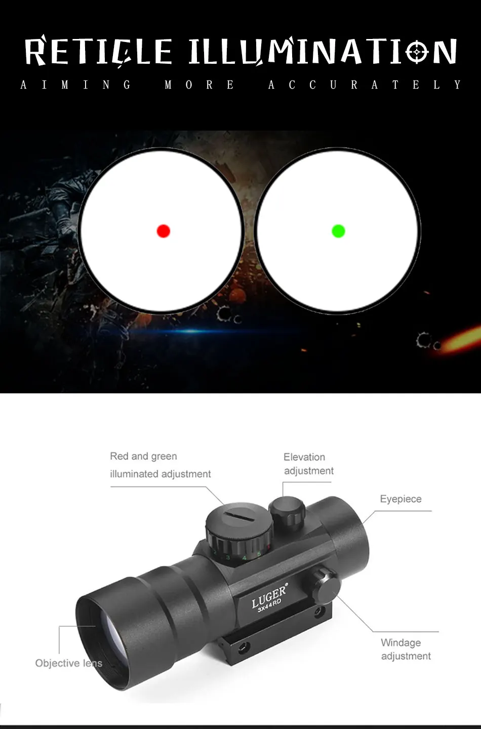 Cheap Lunetas Riflescopes