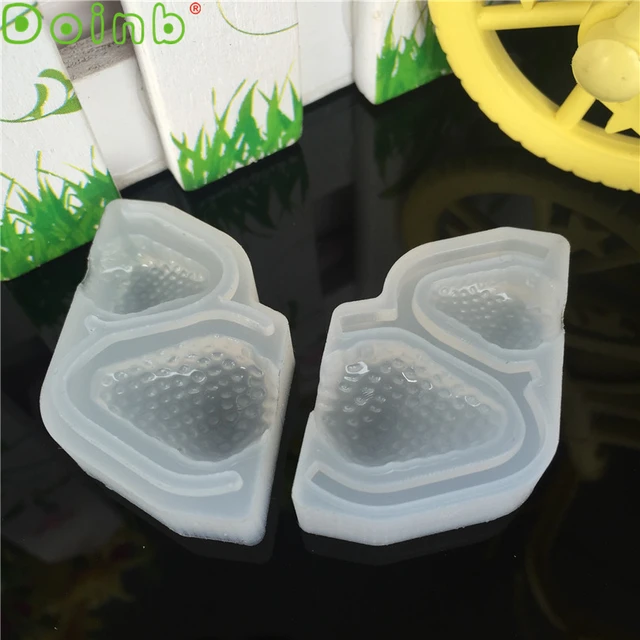 Eper Szilikon Penész Édességek Cukorcraft Torta Dekorációs Szerszám Medál Ékszer Gyantás Öntőformák Fényes Felület - Image 5