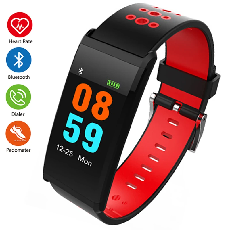 

Pedometer Watch Waterproof with Remote Camera Smart Watch Men Bluetooth Sync Digital Clock for Android IOS Digital Smart Watch