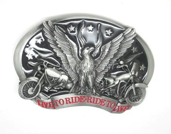Пряжка ремня LIve To Ride Eagle Withe Bikers | Дом и сад