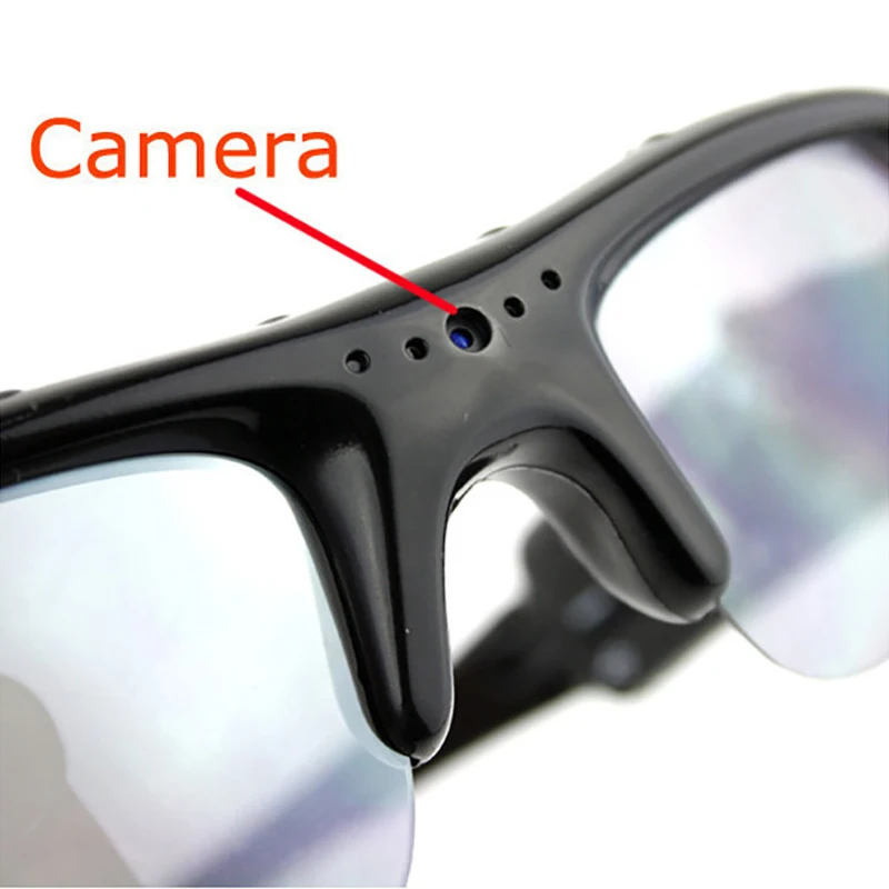 480P цифровой видеорегистратор HD очки с камерой мини камера Smart DV Велоспорт DVR мобильные очки солнцезащитные очки видеокамера Поддержка TF карта