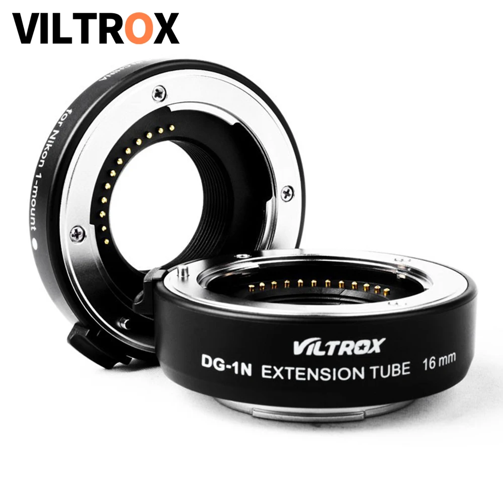 Макроудлинитель Viltrox с автофокусом адаптер для объектива 10 мм + 16 Nikon 1 V1 V2 S1 J1 J2 J3 J4