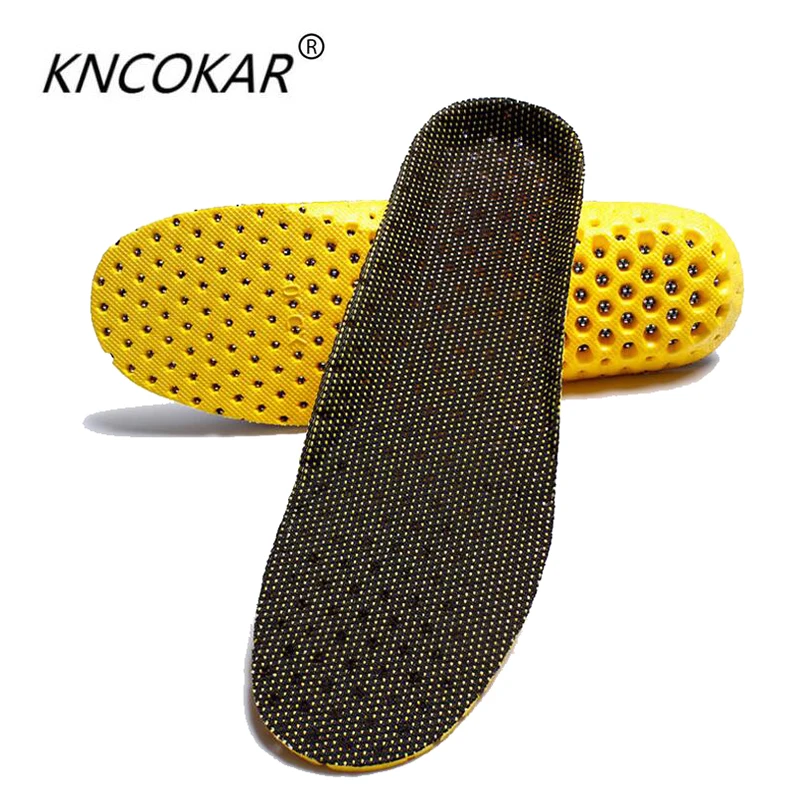 

KNCOKAR 1 Pair High quality EVA Stretch Breathable Deodorant Shoe Soft Relief Pain Running Cushion Insoles Pad Insert for women