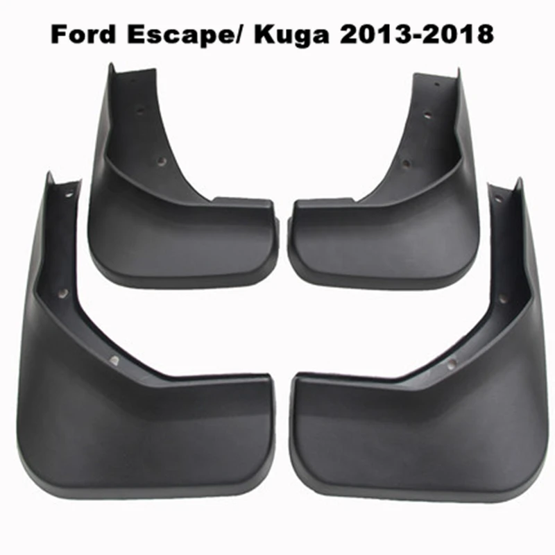 

4Pcs/Set Car Mudflaps Splash Guards Mud Flap Mudguards Fender For Ford Escape/ Kuga 2013-2018 Car Styling Accessories