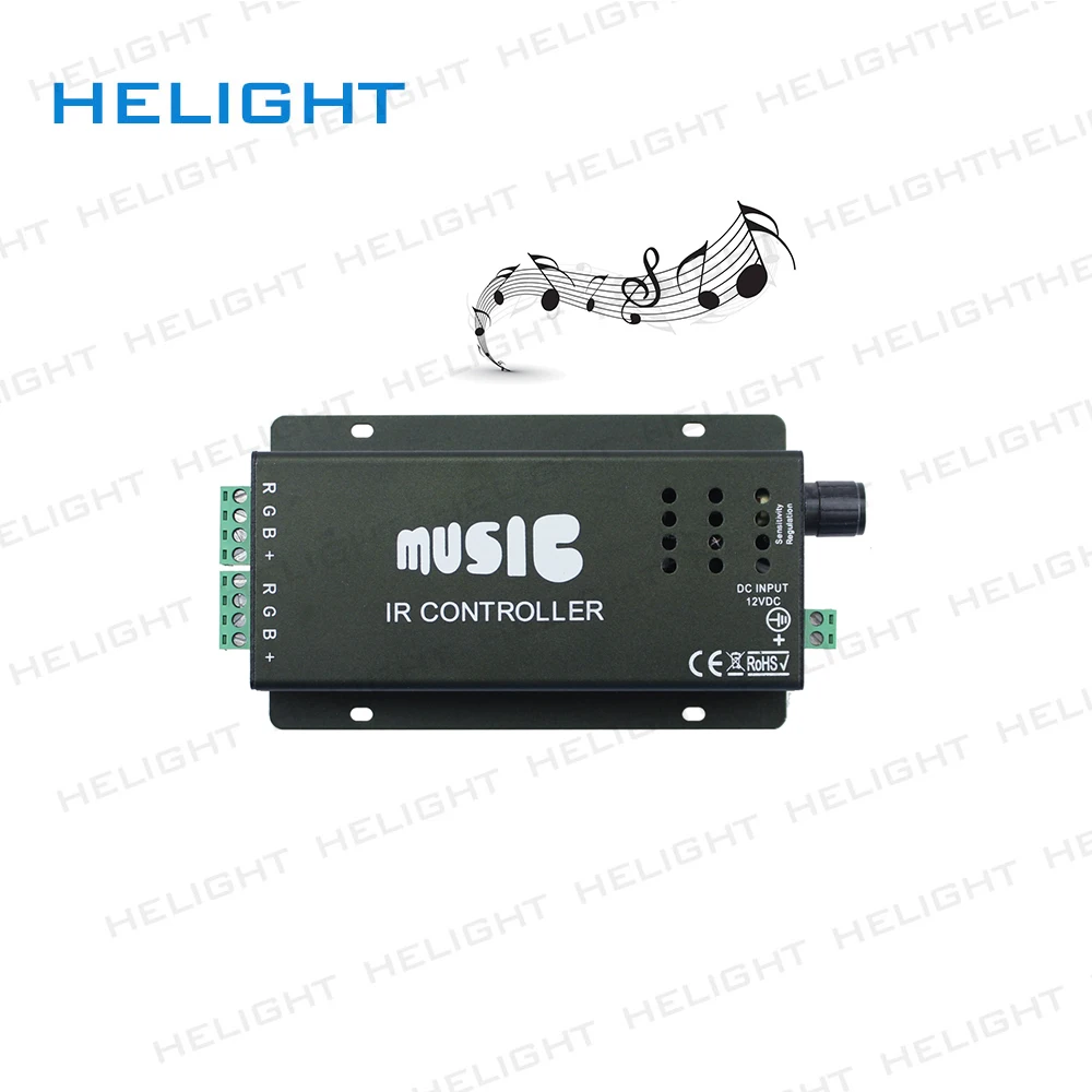 DC12-24V 24 клавиши музыкальный контроллер ИК пульт дистанционного управления RGB звук чувствительный для 3528 5050 Светодиодные полосы света музыкальный контроллер