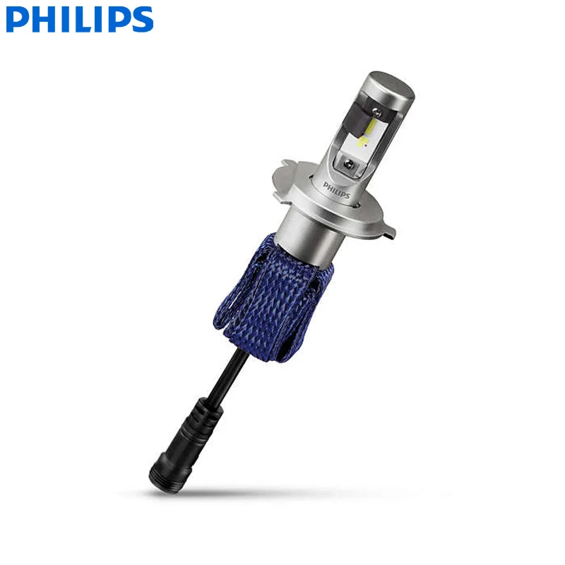 Philips Ultinon эфирный светодиодный 9003 HB2 H4 12V 11342UEX2 6000K яркий Автомобильный светодиодный фонарь Авто HL луч ThermalCool(двойная упаковка