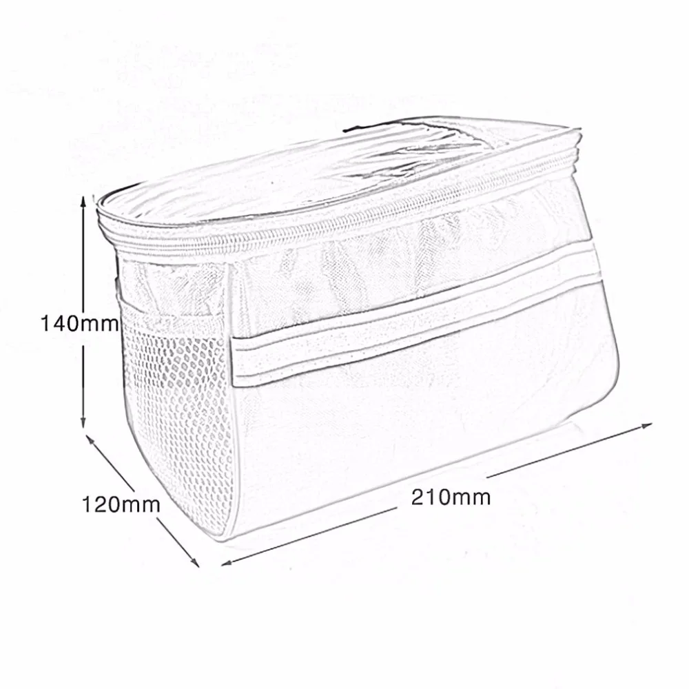 Discount 20 Inch Large Polyester Bike Bicycle Front Basket Durable Waterproof Tube Handlebar Bag Outdoor Sport Accessories 2018 Hot 6