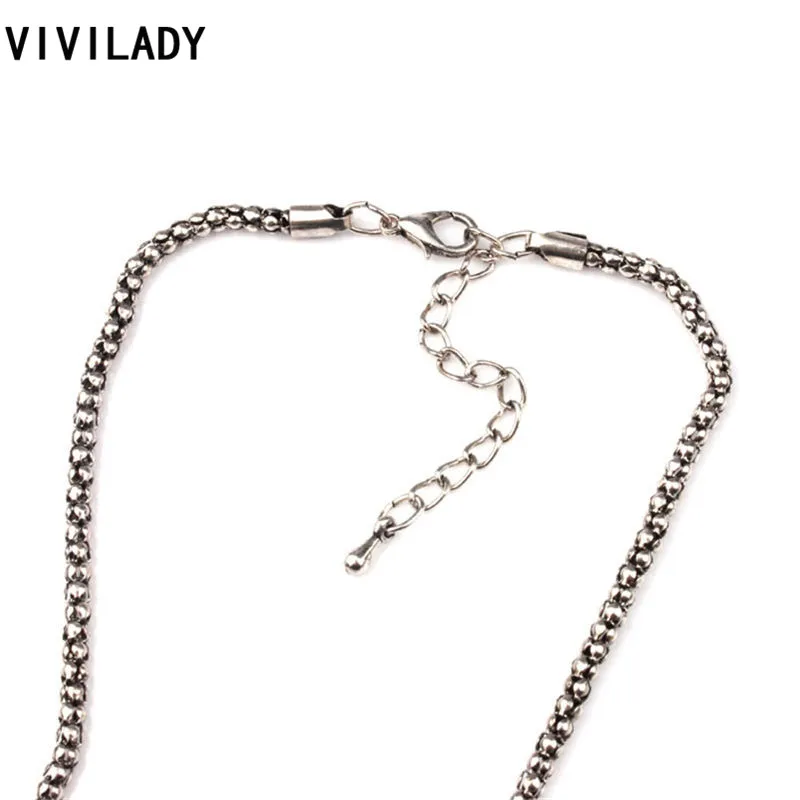 Женский винтажный набор ювелирных изделий VIVILADY из 3 предметов серебряное