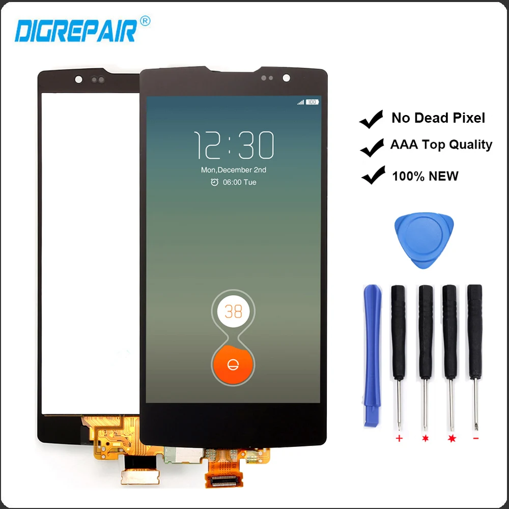

Black For LG Spirit LCD H442 H440 H440N H440T LCD Display Touch Screen Digitizer Replacements For LG Spirit Display