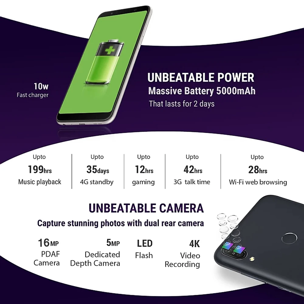 Глобальная версия ASUS Zenfone Max Pro мобильный телефон 6 дюймов ZB602KL Android 8 1 3/6 ГБ 32/64 Snapdragon