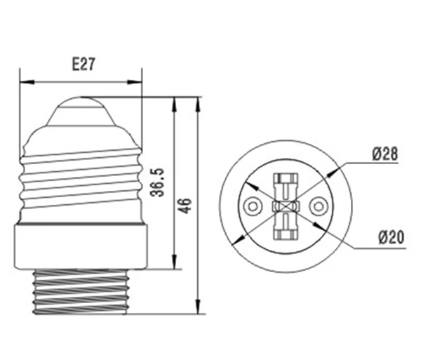 Z1033 E27-G9 Adapter (3)