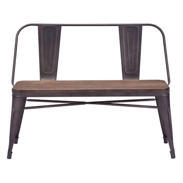 Elio Double Bench Rustic Wood (2)