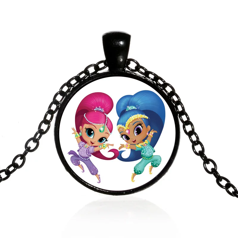 Shimmer And Shine Time Jewel Necklace Beautiful Children Toys For Kids