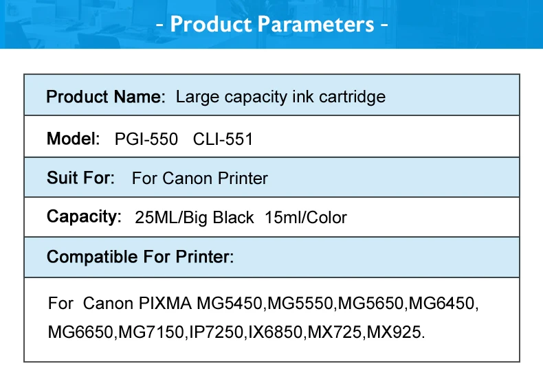 PGI550 CLI551-2