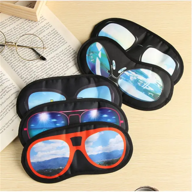 Utility Sleep Eye Cover Sunglasses Shade Travel Sleeping Aid Fatigue