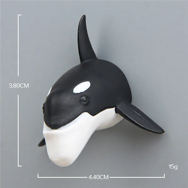 Funny Animals Big Jaws Body and Butt Fridge Magnets - Shark Body
