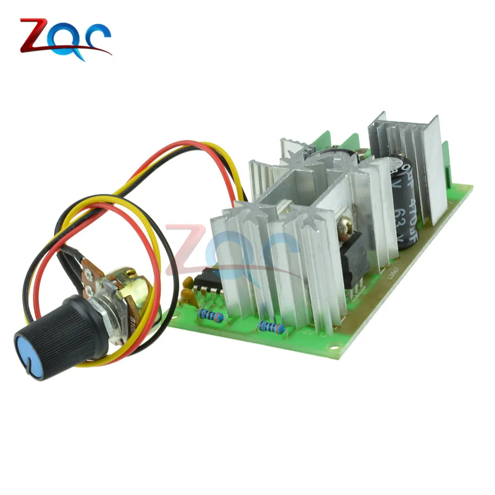 DC 10 60V 20A 1200W PWM двигатель переключатель регулятора скорости ток Напряжение