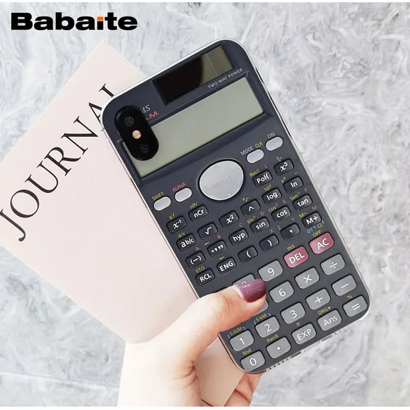 Babaite الرجعية غريبة مضحك حاسبة لعبة فتى غطاء إطار هاتف محمول شل ل أبل فون 8 7 6 6 S زائد X XS ماكس 5 5 S SE XR غطاء