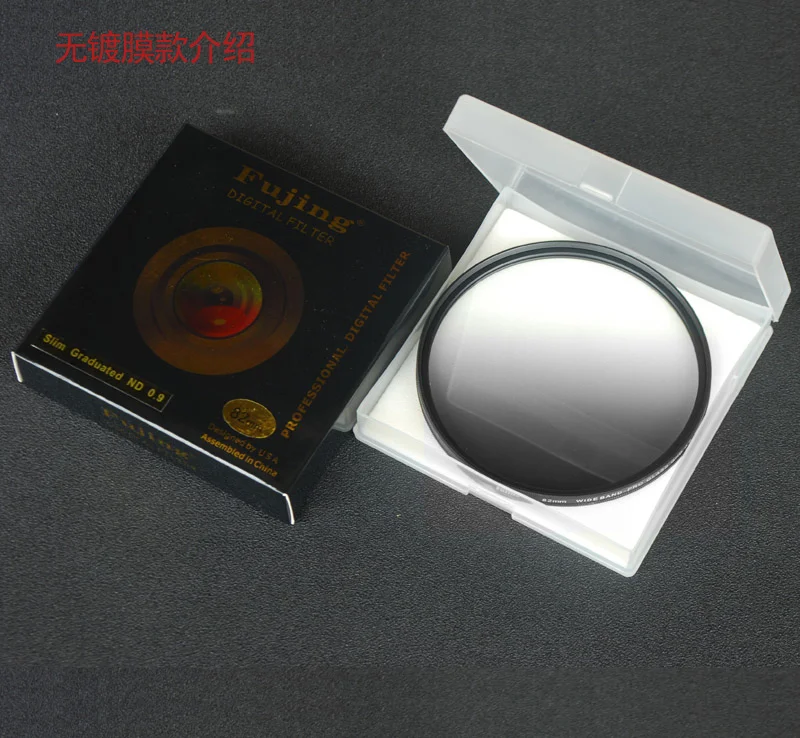 

fujing 67mm 72mm 77mm 82mm GND GC-GRAY Filter Optical Glass Graduated Gray Filter for Camera
