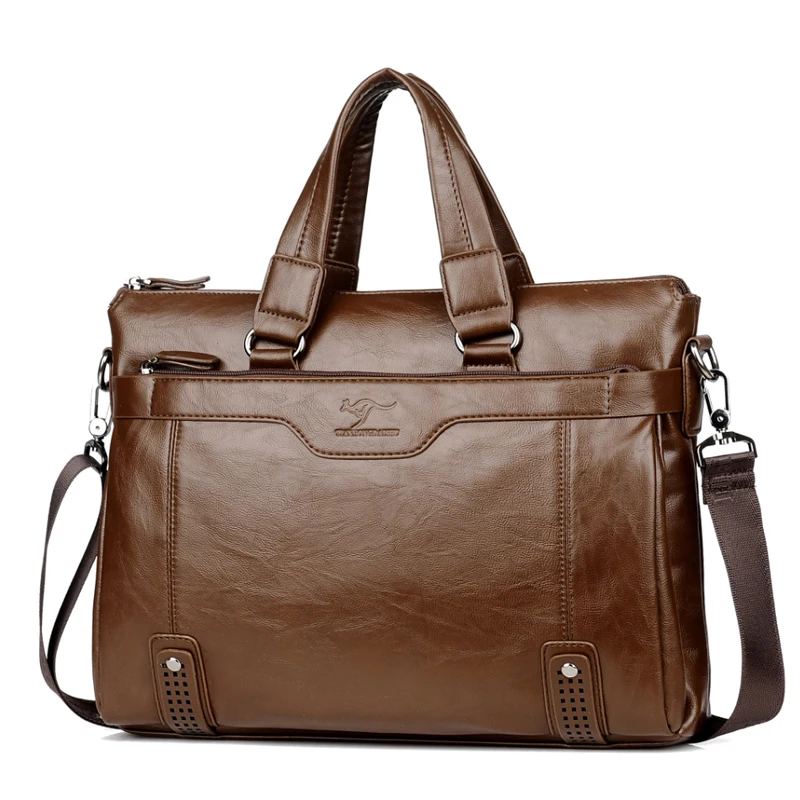 

2019 men's shoulder messenger bag Men Business Briefcase bag for laptop computer man's bag handbag briefase male messenger bags