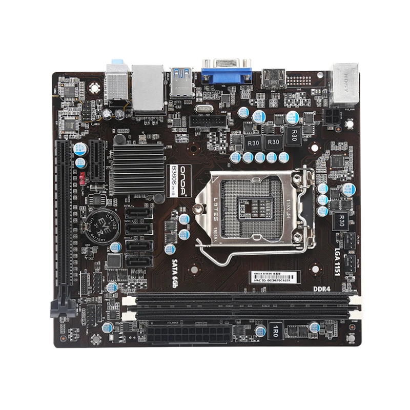 اوندا B360S سطح اللوحة الألعاب اللوحة إنتل LGA 1151 E-الرياضة لعبة اللوحة الرئيسية DDR4 DIMM PCI-E 3.0 VGA /HDMI SATA3.0