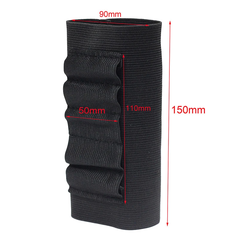 Tactical Shot Gun Pouches 5 Butt cartridges Stock Shell Holder Elastic Fabric Carrier Airsoft Rifle Hunting Tactical Shot Gun Pouches 5 Butt cartridges Stock Shell Holder Elastic Fabric Carrier Airsoft Rifle Hunting