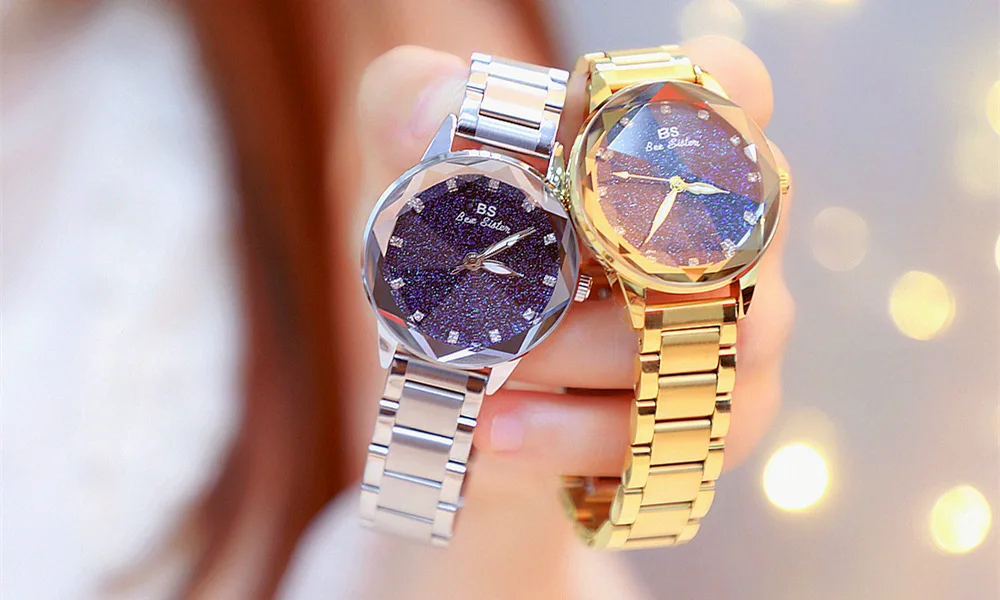 Super Cool ladies Watch Women New Diamond Dress Watches Fashion Stainless Steel Woman Watch New Elegant 5