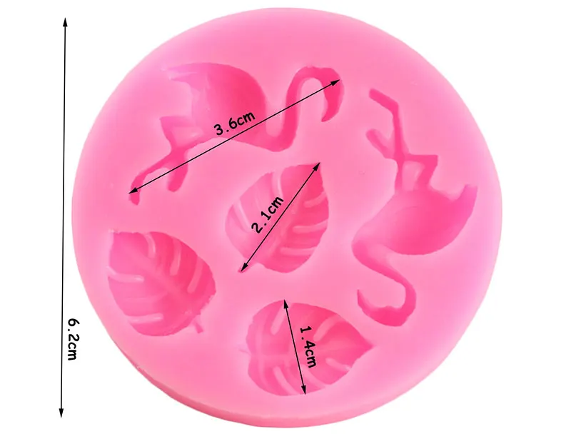 Тропическая тема помадка плесень Фламинго цветок черепаха лист конфеты шоколад силиконовые формы DIY Украшение торта для летней вечеринки инструменты