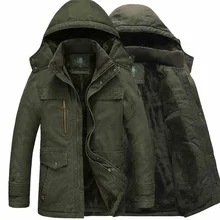 Зимняя стеганая хлопковая бархатная утепленная мужская однотонная теплая хлопковая куртка длинное пальто мужской пиджак Повседневная Верхняя одежда MZ1207