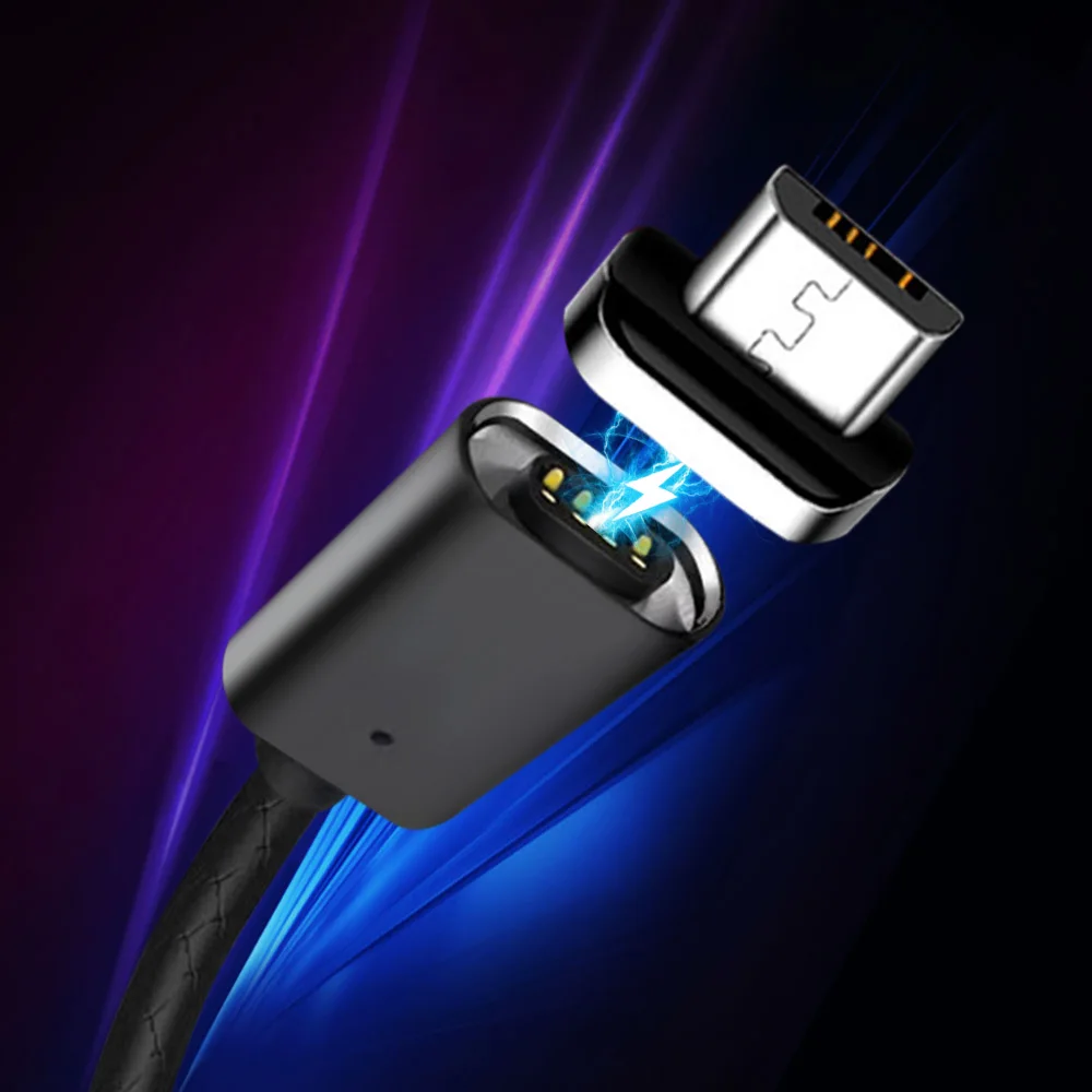 

QC3.0 Magnetic USB Cable 3A Fast Charge Charging Micro USB Type C Magnet Data Cord microusb type-c Charger for Samsung Xiaomi