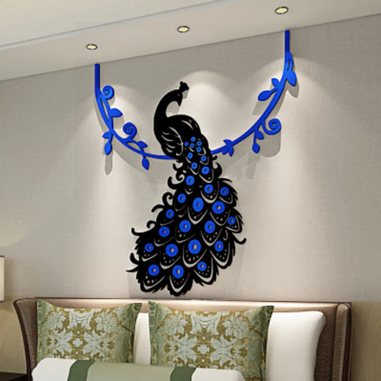 

2019 New DIY 3D Acrylic Crystal Wall Stickers Living Room Bedroom TV Background Home Bedroom Living Room Stickers Wallpaper