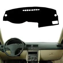 BBQ@ FUKA черный коврик для приборной панели автомобиля Накладка для Volkswagen Golf 4 MK4 1997 1998 1999 2000 2001 2002 2003