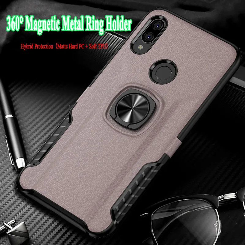 Hybrid Case For Xiaomi Mi 8 9 Lite Pro CC9 CC9E 9T SE Shockproof Cover Ultra Thin Matte Hard PC + Soft TPU Holder Ring Stand |