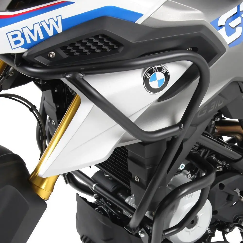 

LJBKOALL For BMW G310GS G310 GS 2017-2018 Motorcycle Tank protector Upper & Lower Carsh Bars Guard Engine Bumper Cover Black