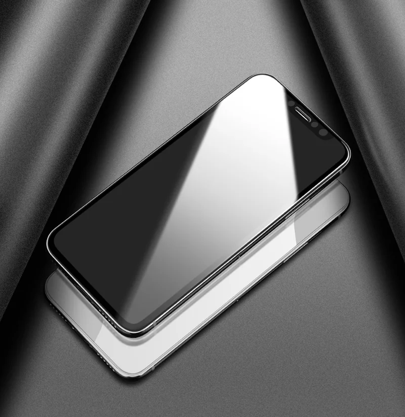 TOMKAS For iPhone X 10 Glass Tempered 5D Curved Edge Premium Full Coverage For iPhone 6 6S 7 8 Plus Protective Glass Film