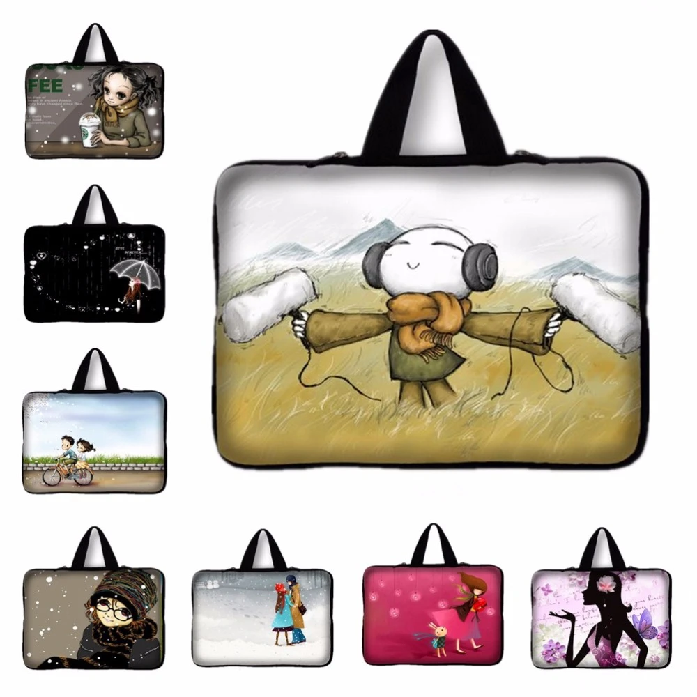7.9 9.7 12 13.3 15.4 inch Indie Pop Girls Laptop Bag Notebook Smart Cover ipad MacBook Sleeve Case 15.6 17.4 PC Handbag|Laptop Bags & - AliExpress