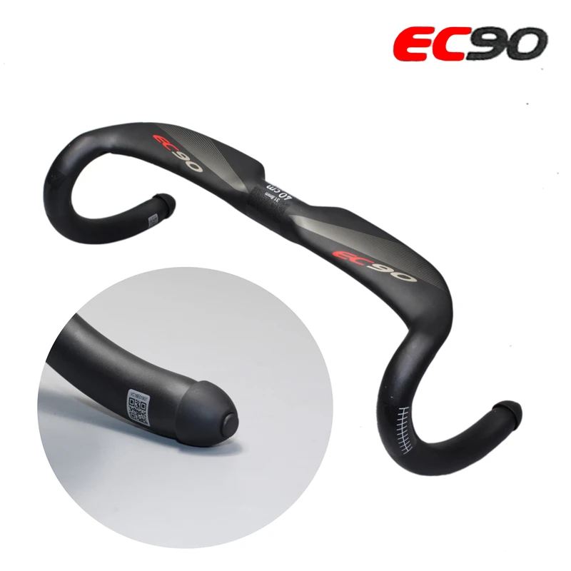 EC90 Genuine Original newest full carbon fiber road bike handlebar car handle racing bend the Bicycle Handlebar 400/420/440MM