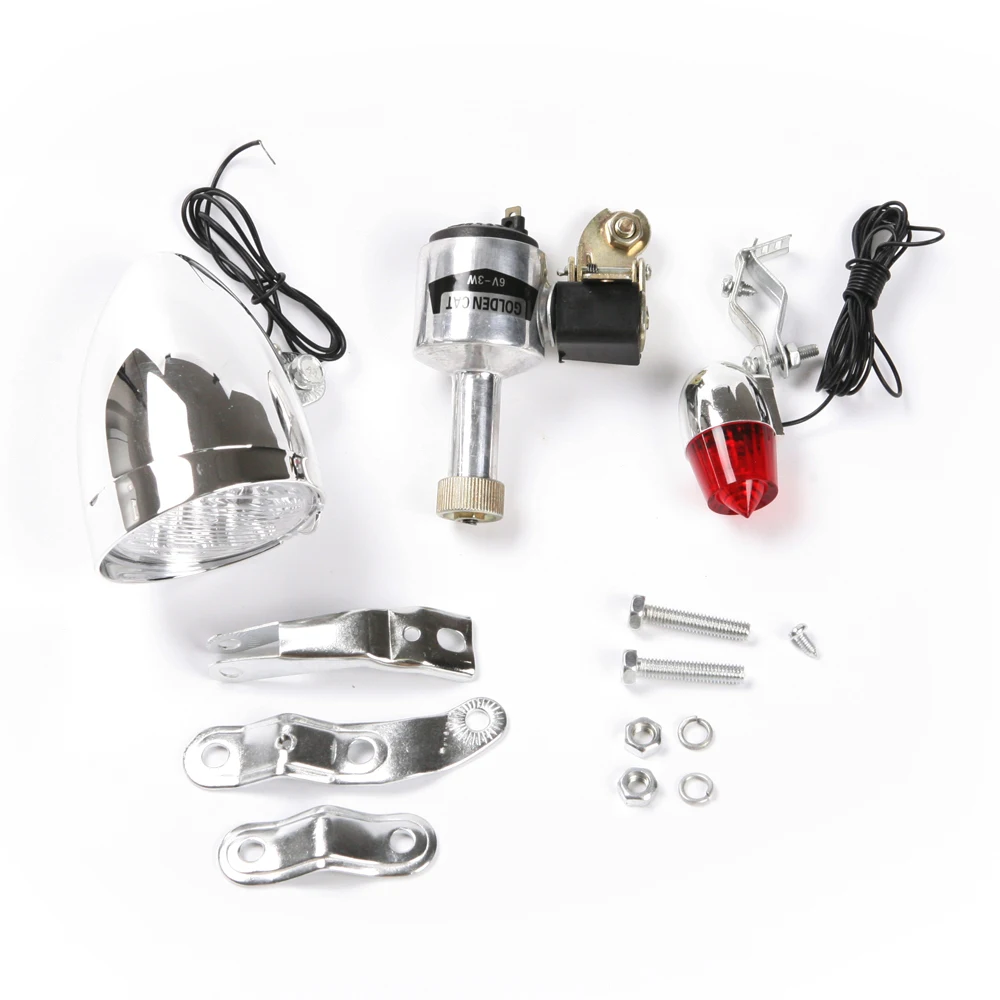 motorized bike lighting system