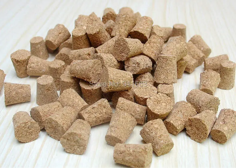 13mm opening ! 500PCS! soft cork stopper for glass bottles bung wooden plug etc. | Дом и сад