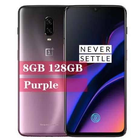 Мобильный телефон Oneplus 6T 6t Snapdragon 845 с глобальной прошивкой 4G LTE 6,41 ''NFC 3700mAh 20MP+ 16MP Android 9,0 One Plus 6t - Цвет: 8GB  128GB  Purple